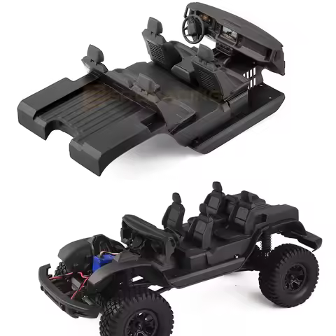 Interior 3d Printing Seats/center Console/fender For 1/18 Rc Crawler Car Traxxas Trx4-m Bronco Trx4m