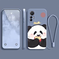 Casing xiaomi 12 LITE xiaomi 12T PRO case xiaomi 12T Lucky Panda soft phone case cover