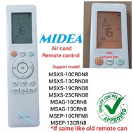 Air Cond Remote Control For Midea RG10A(B2S) MSXS-10CRD MSXS-13CRND8 MSXS-25CRND MSAG-10CRN MSAG-13C