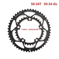 GOLDIX 110BCD 50-34T แผนที่จักรยาน Crankset ห่วงโซ่คู่สําหรับ 9/10/11 ความเร็ว Shimano SRAM พับจักรย