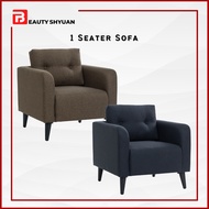 ALTO Wood Sofa 1 Seater Sofa Murah Single Sofa Chair Fabric Sofa Kain Sofa Kayu Ruang Tamu Kerusi Ka