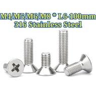316 Stainless Steel 
Phillips Screw | Phillips Countersunk HeadBolt | Phillips Pan Head|Countersunk 