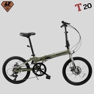 จักรยานพับได้ เฟรมอะลูมิเนียม RICHTER T20 วงล้อ 20” 7 สปีด