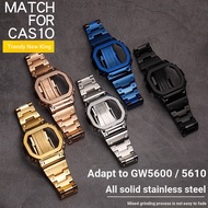 Suitable for Casio DW-5600 GWM-5610 Metal Modified Accessories 316L Stainless Steel Strap Case