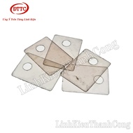 Set of 100 MICA Heatsink Pads TO-220 (13*18mm), TO-3P (18*22mm), TO-247 (22*29mm)