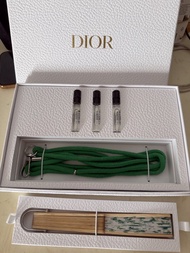 Dior Lucky 香水小樣套裝 連風扇 扇子 掛繩 sample