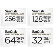 SanDisk High Endurance 256G 128G 64G 32G micro SD 行車紀錄器 記憶卡