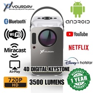 Yourday YRD600S Proyektor Mini LED LCD Smart Android Wifi Projector 1