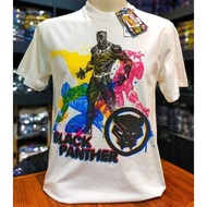 Marvel T-Shirt With BlackPanther Pattern White Genuine Copyright (mvx-104) S-5XL