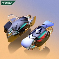 CFSTORE 1 Pair Transparent Mechanical PUBG Game Auxiliary Buttons 4-Finger Linkage Auto-Fire Game Co