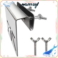 MURRAY Wall Mount Bracket, Wall Mount Metal Gutter Bracket, Raingutter Bracket Gutter Mount Channel 