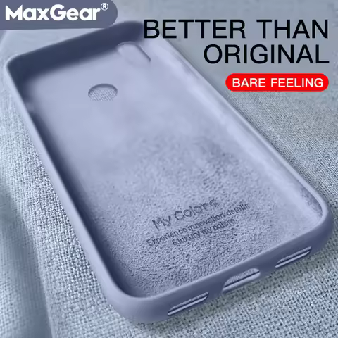 Liquid Silicone Original Case For Xiaomi Mi 9 SE 10T Pro 8 Lite A2 9T Mi9 POCO X3 NFC Redmi Note 9S 