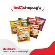 Energen Instant Cereal | Sereal Coklat, Vanila, Kurma, & Jagung | Cereal Chocolate | Vanilla | Dates