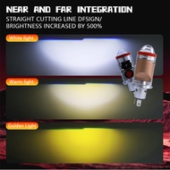 tricolor H4/9003/HB2 LED Headlight Bulb Projector Lens Canbus Super Bright LED 3000 4300k 6000K Hi/L