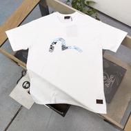 EVISU/Fushen 2026 Early Spring New Style Short-Sleeved T-Shirt Men's Women's Top Street Style Spring