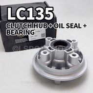 YAMAHA LC135 V1 CLUTCH HUB + OIL SEAL + BEARING LC 135 V1 4S SPROCKET HUB SPOKET