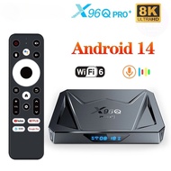 OpaleenX96q Pro+ Android 14 Smart Tv Box Allwinner H728 Octa Core 2.4G/5G Wifi6 1000m Lan 2G 16G 4G 