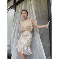 PASS Huong Boutique Shirt + Skirt Set size S/M medium