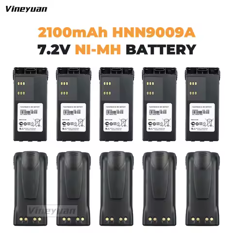 10X HNN9009A 2100mAh Battery for Motortola HT750 HT1250 HT1550 GP680 GP640 GP340 GP380 GP338 GP328 P