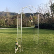 M-8/ Wholesale Simple Wrought Iron Arch Flower Stand Lattice Climbing Frame Grape Arch Rose Chinese Rose Courtyard Garde