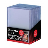 (unit) Ultra Pro Super Thick Toploader 75 pt Top loader Kpop Photocard