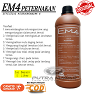 Em4 Peternakan 1 Liter - Mikro Organisme ( Microorganisme ) Suplemen Probiotik Molase 50ml Organik C
