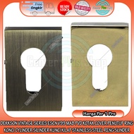ESCUTCHEON DOOR COMPLEMENT ACCESSORIES DEKKSON SERIES ESCN V99 MAB PVD BOX COVER COVER CYLINDER LOCK