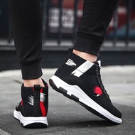 Height Increase Shoes/Invisible Inner Height Increase Men's Shoes High-Top Sneakers Men's Canvas Sho
