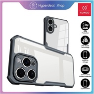 Xundd for iPhone 16 Pro Max iPhone 16e iPhone 16 Plus Case Drop-proof Case, Lens Protection Airbag D