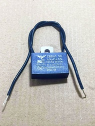 (แพ็ค1ตัว) คาปาซิเตอร์ คาปาพัดลม1.5 uf/400v สายสีดำ แค๊ปพัดลม CAP Hatari capacitor พัดลมฮาตาริ  capa