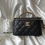 Chanel 22S Vanity With Chain Black Long box 黑色長盒子