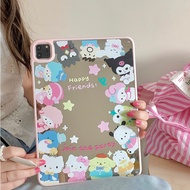 Sanrio Family Circle Acrylic Mirror iPad Casing For iPad 10th generation 2022 10.9inch iPad 9th 8th 