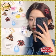 Korean Hair Clips for Adult Women Cute Emoticon Characters Korean Women's Hair Clip Accessories AK17