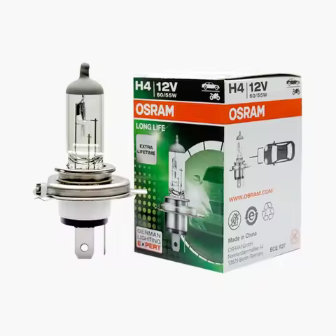 OSRAM H4 H7 H11 ORIGINAL HEADLIGHT HALOGEN LAMP 64193L H4 12V 60/55W+64210L H7 12V 55W+64211L H11 12