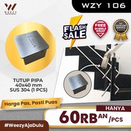 Weezy 106 Pipe Cover Railing Accessories 40x40mm Stainless Steel SUS 304