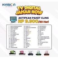 K Vision Paket Cling 1 Tahun Mnc - #Flashsale #Gratisongkir