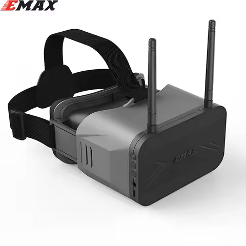 EMAX Transporter 2 Goggles 4.3 Inch 5.8Ghz 40CH Focal Adjustable Demountable FPV Monitor Built-in Ba