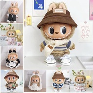 38cm Labubu Vinyl Plush Doll Clothes for Labubu Time to Chill Doll Clothes