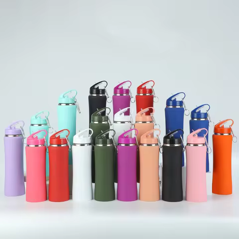 Custom powder coated Double Wall Travel Tumbler Insulated Coffee Mug 600ml 20 oz Stainless Steel Vac