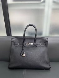 Hermes birkin35黑银