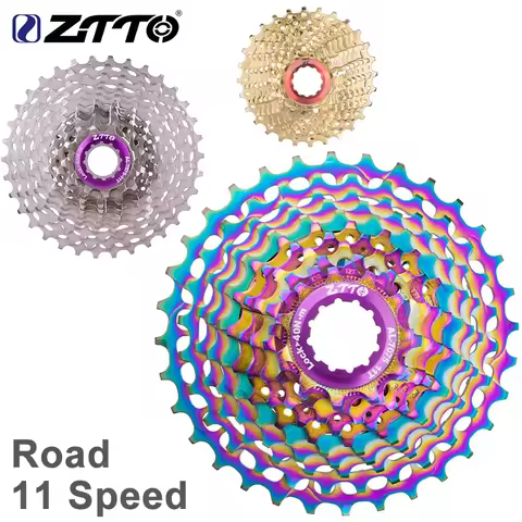 ZTTO SLR CNC Road Bike 11 Speed 11-28/32/34/36T Bicycle Cassette Gravel Bike Ultralight Freewheel 22
