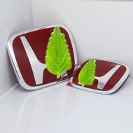 Suitable for Honda Red Label New Civic Accord Front Label CRV Odyssey Fit Modified Net Label H Red B