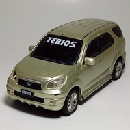 Daihatsu Terios kembaran Toyota Rush Miniatur diecast mobil body plastik skala 1:32 - 1:36 produk da