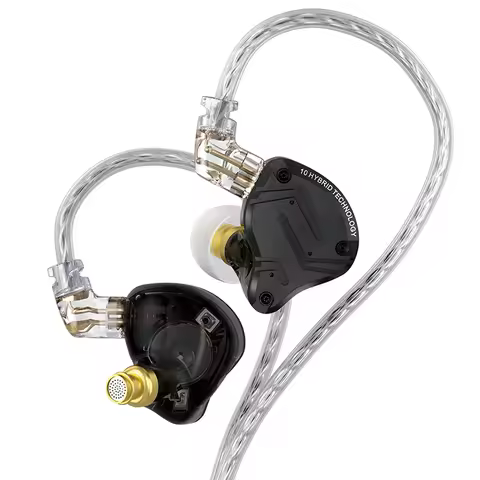 KZ ZS10 PRO X HIFI Metal Headset Hybrid In-ear Earphone Sport Noise Cancelling Headset Bass Earbuds 