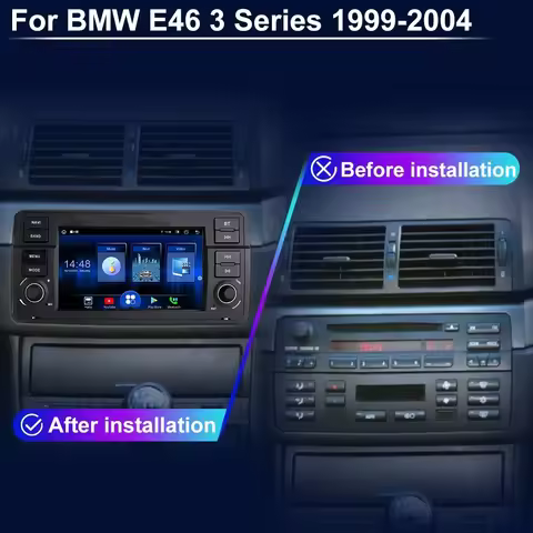 Autoradio E46 3 Series For BMW E46 M3 Rover Car Radio Multimedia Player GPS Navigation Wireless CarP