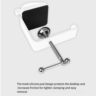 Mic Arm 360° Rotatable Microphone Boom Arm Mic Stand with Mic Clip 3/8In to 5/8In Adapter Microphon