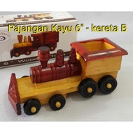 Miniature Wooden Train Display/ 6B