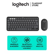 Logitech Logitech Pebble 2 Combo Keyboard dan Mouse Wireless Bluetooth