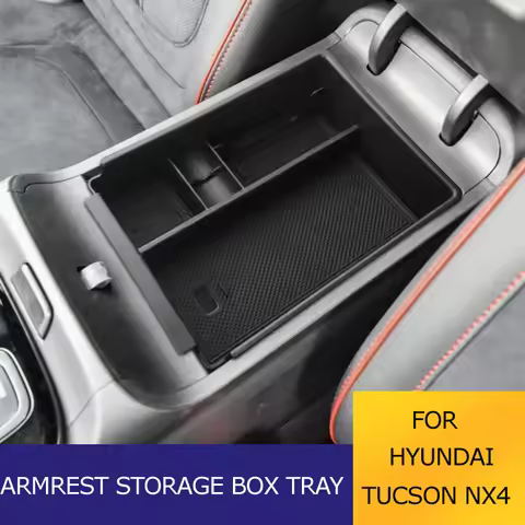 Car Center Console Armrest Storage Box Tray for Hyundai Tucson NX4 2021 2022 2023 Organizer Containe