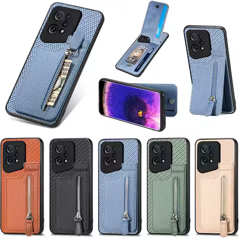 For OPPO Find X9 Pro 5G Luxury Case Zipper Leather Wallet Funda For OPPO Find X5 Pro Back Cover Find